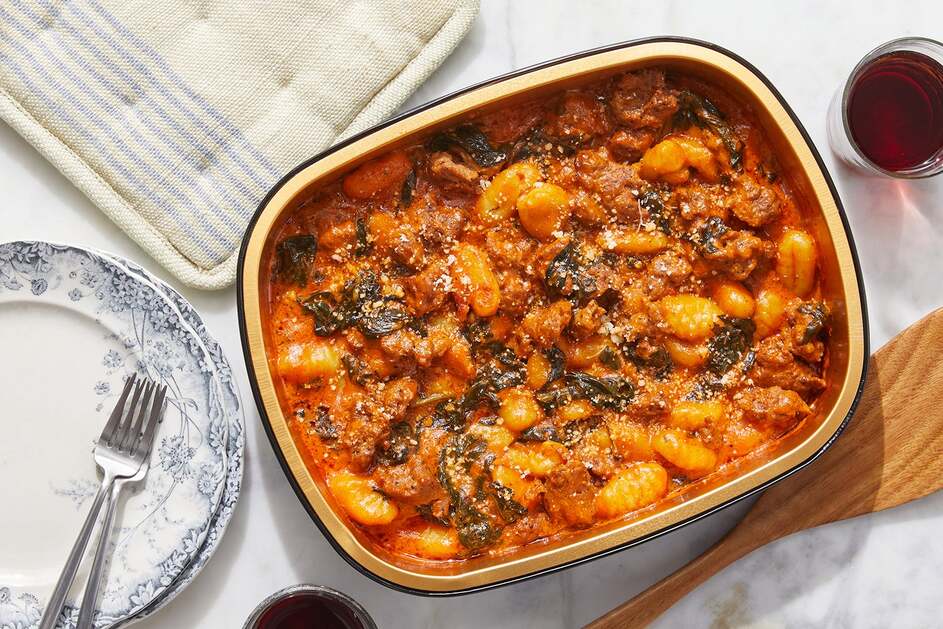 Spicy Tuscan Sausage & Gnocchi
