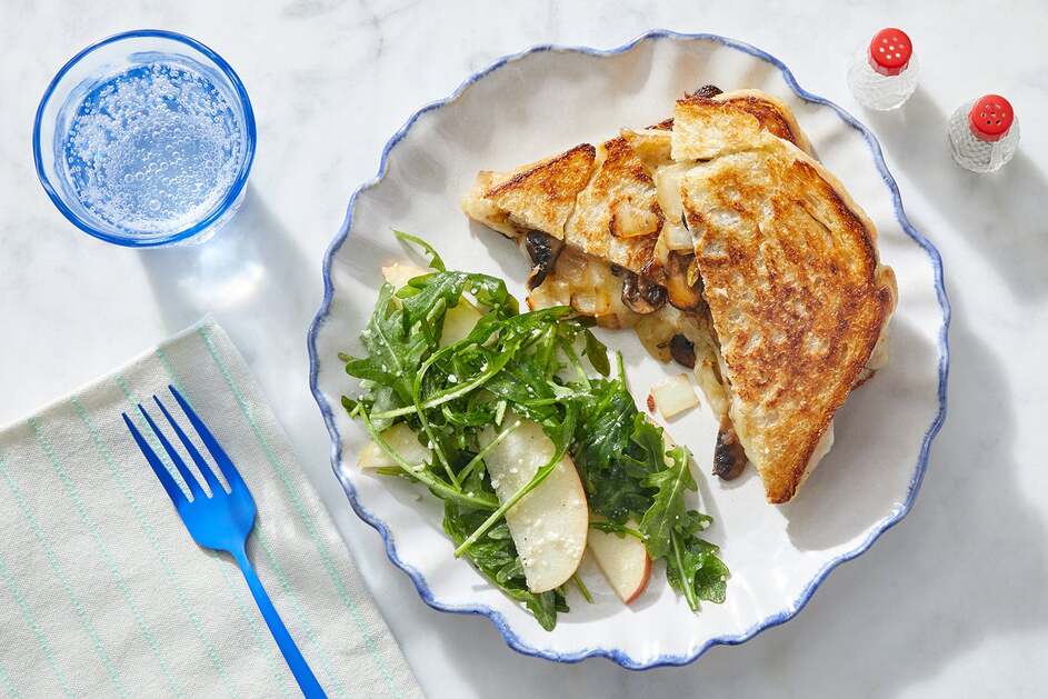 Mushroom Grilled Cheese