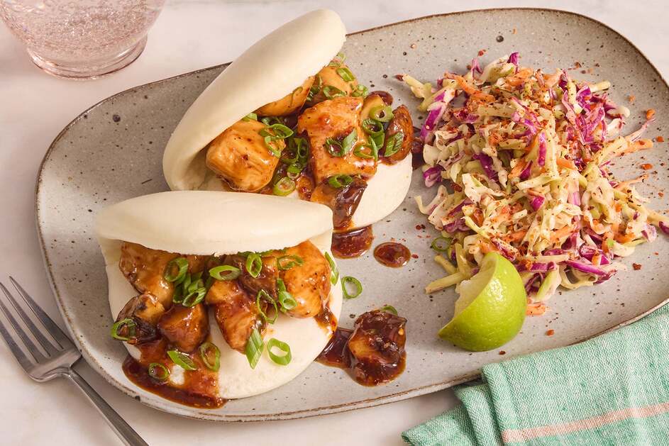 Hoisin Chicken & Mushroom Bao Buns