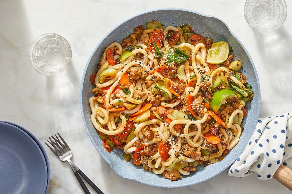 One-Pan Pork & Udon
