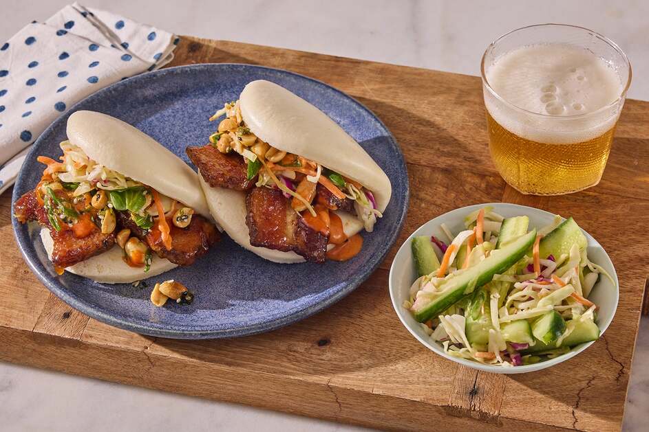 Miso-Glazed Pork Belly Bao Buns