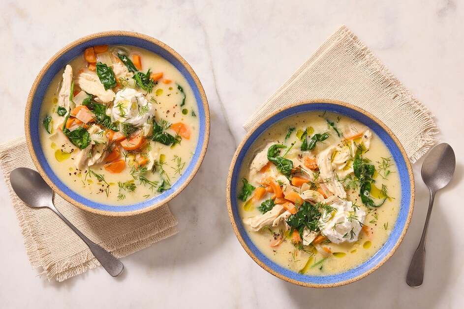 Creamy Lemon Chicken Soup