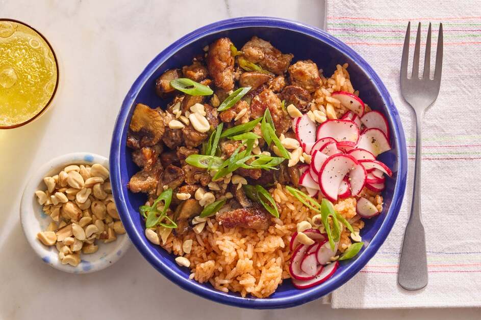 Hoisin Pork & Spicy Rice Bowls