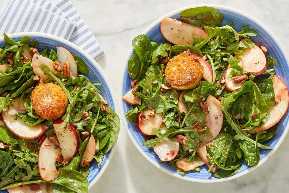 Fried Goat Cheese & Arugula Salad