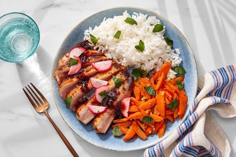 Charred Gochujang Pork Chops