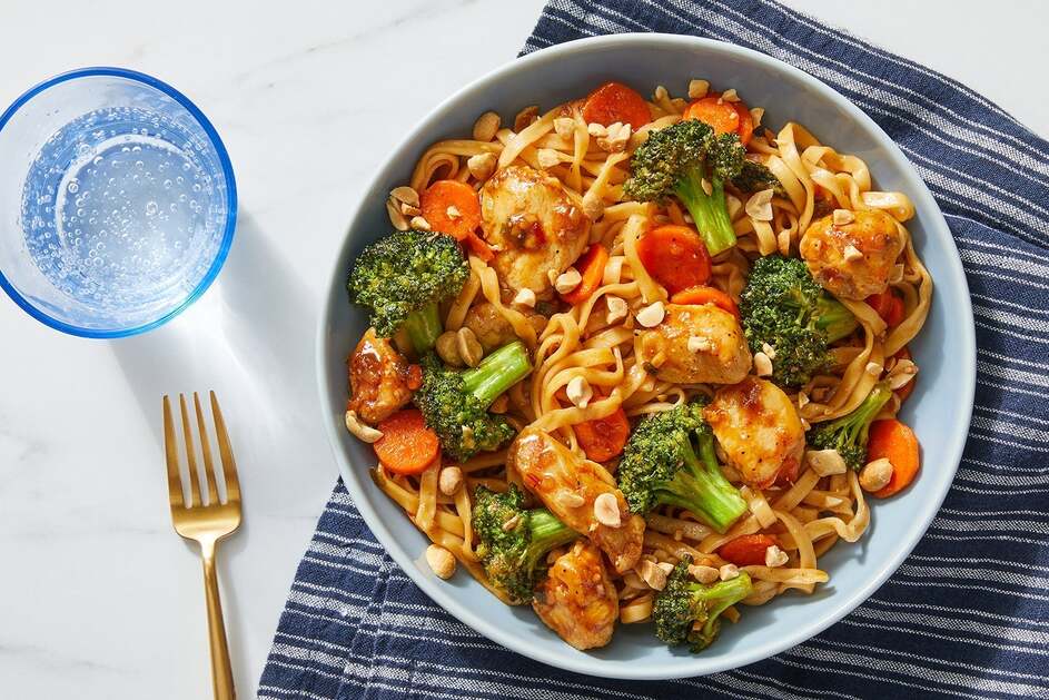Sweet & Spicy Chicken Noodles