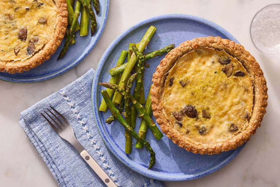 Smoked Gouda & Mushroom Quiche