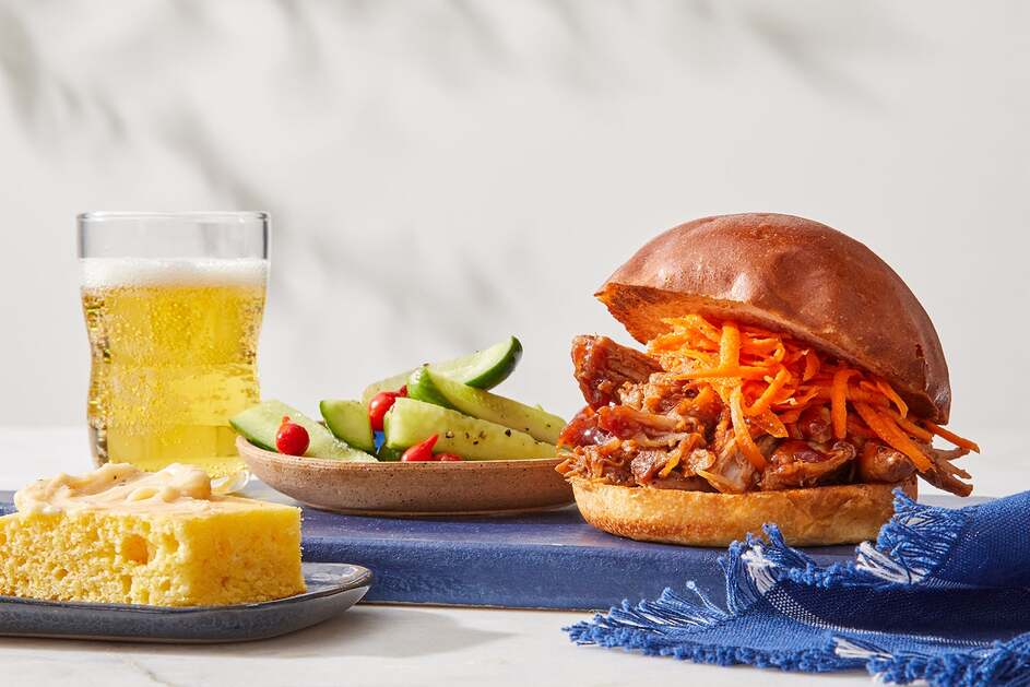 Spicy BBQ Pulled Pork Sandwich