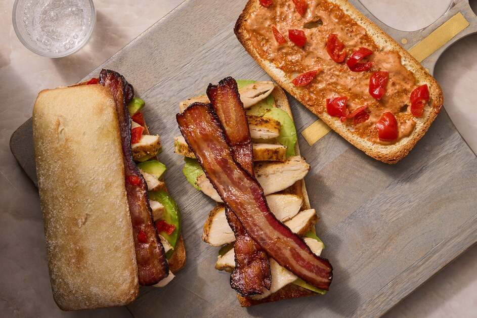 Roasted Chicken & Bacon Sandwiches