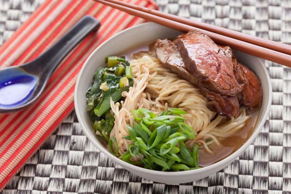 Beef Ramen Noodle Soup