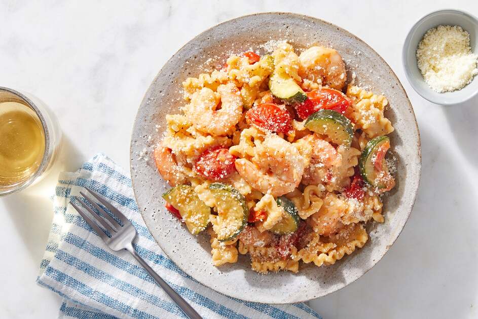 Shrimp & Mafalda Pasta