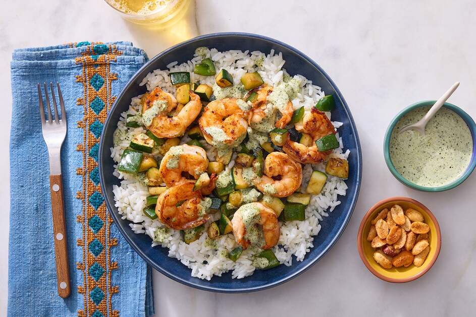 15-Min Spiced Shrimp & Zucchini