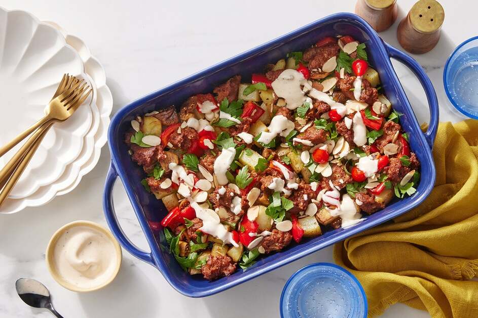 Pork Chorizo, Potato & Fig Bake