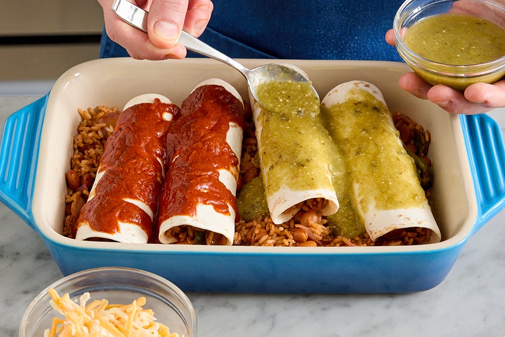 recipe-step-image-Bake the enchiladas & serve your dish}