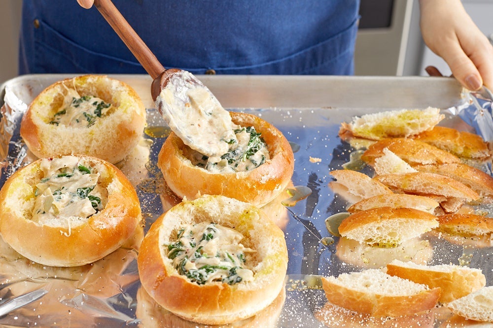 recipe-step-image-Finish the bread bowls & serve your dish}
