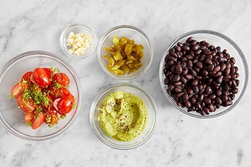 recipe-step-image-Prepare the remaining ingredients & marinate the tomatoes}