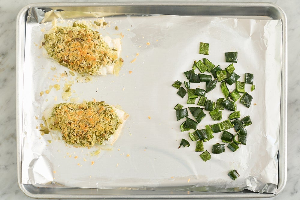 recipe-step-image-Roast the fish & pepper}