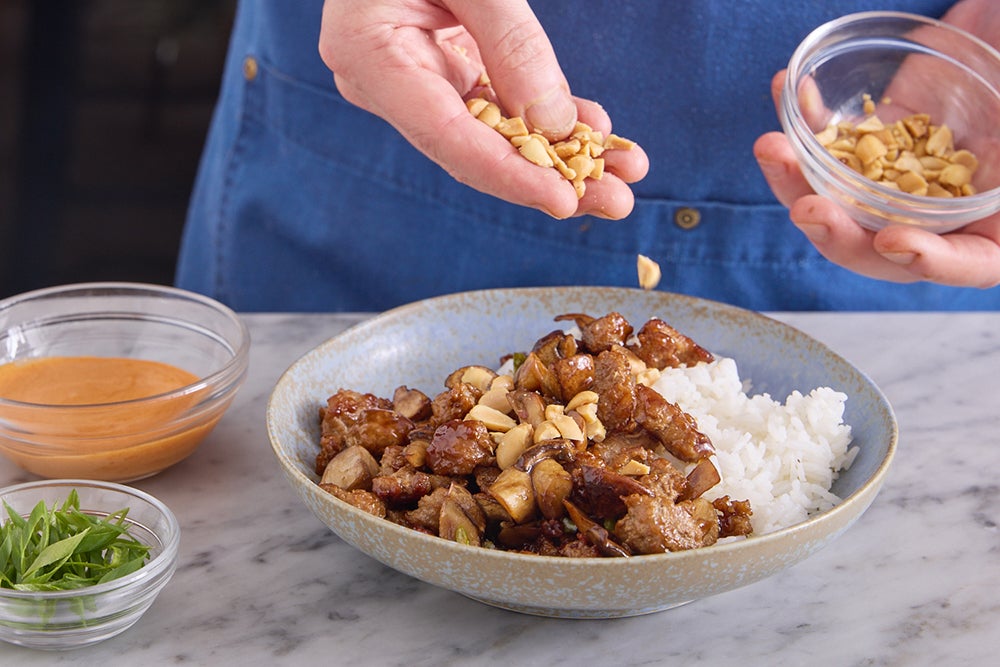 recipe-step-image-Warm the rice & serve your dish}