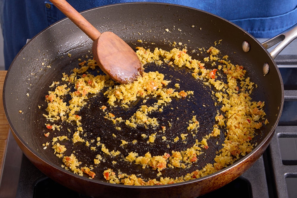 recipe-step-image-Prepare the ingredients & make the spicy breadcrumbs}