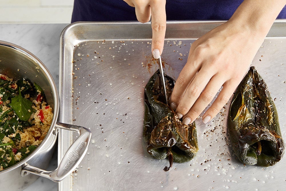 recipe-step-image-Make the filling & prepare the peppers}