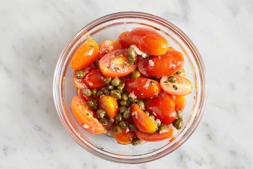 recipe-step-image-Marinate the tomatoes & serve your dish}